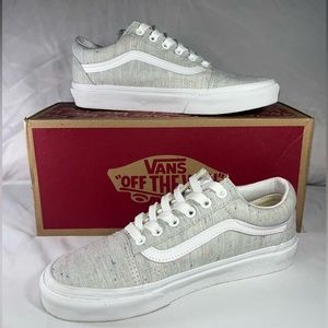 Vans Shoes | Women’s Old Skool (Speckled Jersey) Gray and multi colored Vans